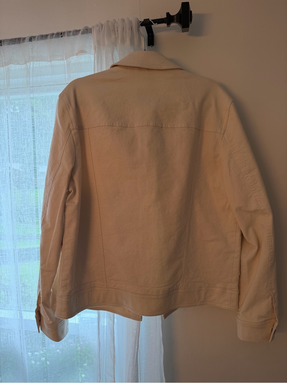 Express Natural Color Button-Up Jacket - Picture 4 of 7